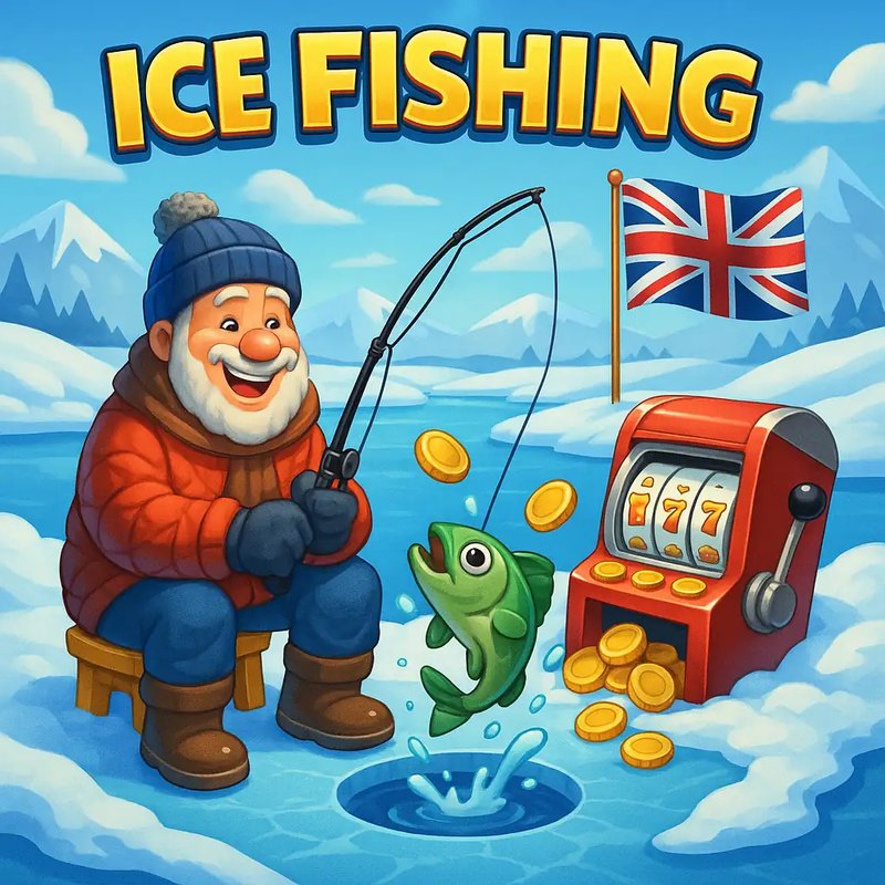 Ice fishing demo, ice fishing